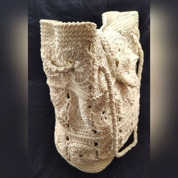 Handmade Crochet Tote Boho Bag - Picture 4 of 12